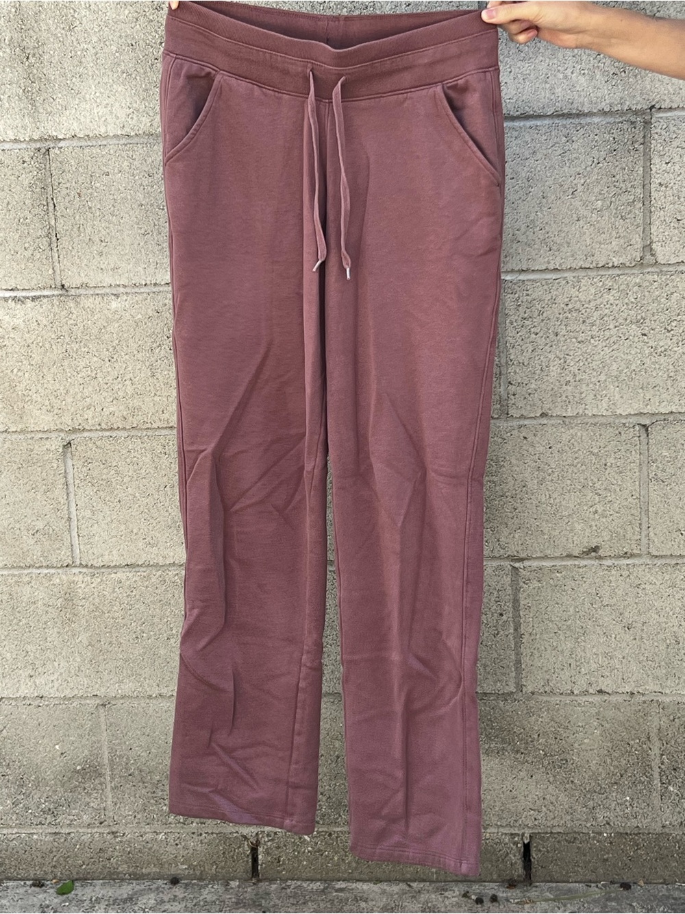 Women’s  Mauve Drawstring Sweatpants - Casual Comfort
